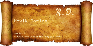 Movik Dorina névjegykártya